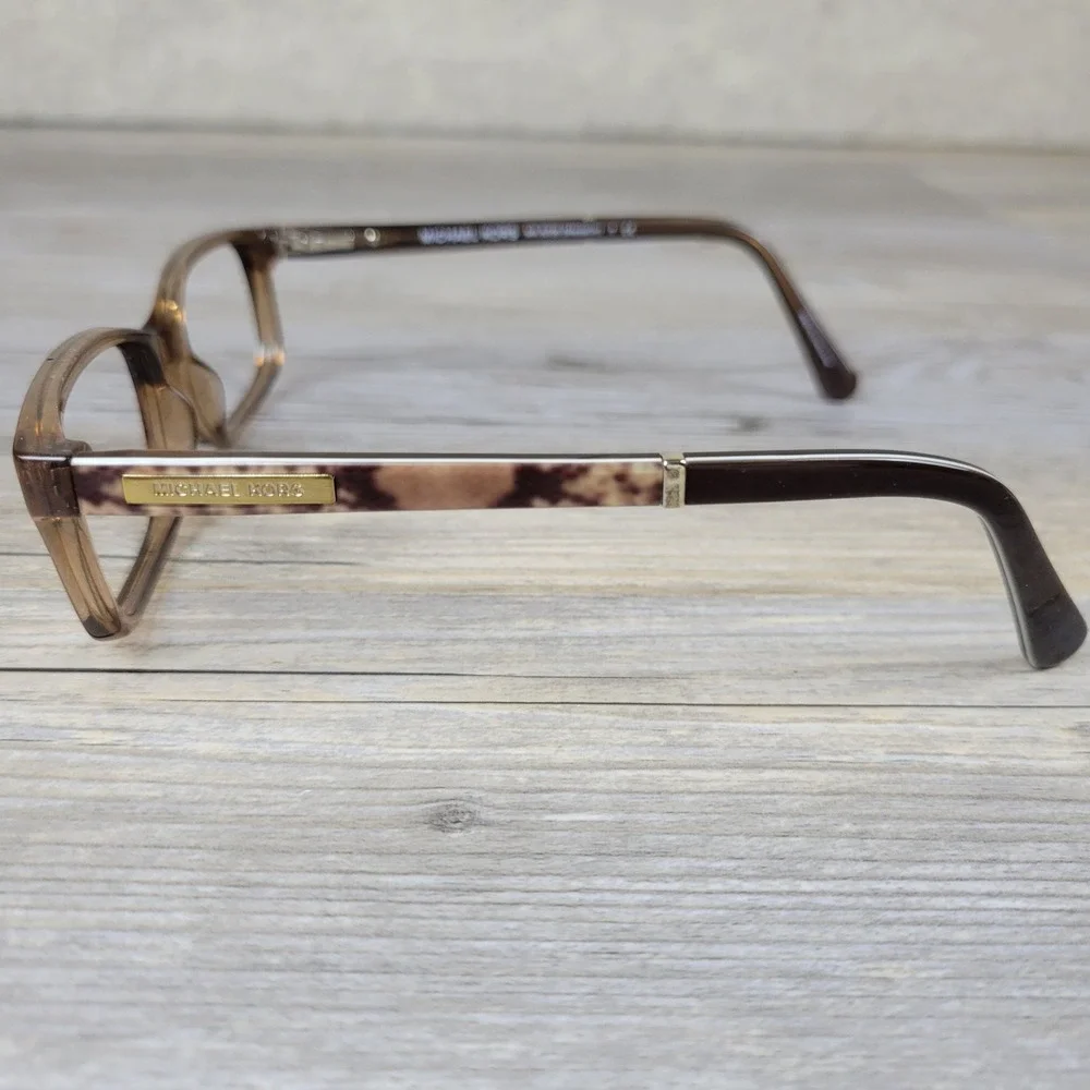 Michael Kors Eyeglasses Frames MK8006 Medellin 3011 Brown Animal Print 52-16-140